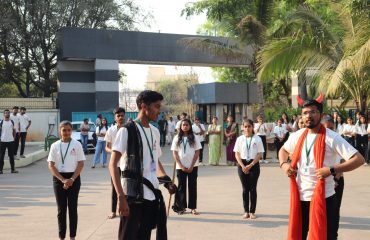 ईट राईट मेळा पथनाट्य, नाशिक येथे विद्यार्थ्यांचे सादरीकरण