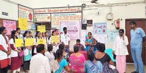 The National Institute for Empowerment of Persons with Multiple Disabilities (NIEPMD), Chennai held an awareness programme for the general public at Chengalpattu, focusing on disease management and the role of communities.
