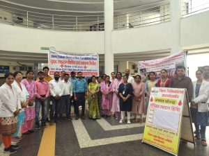 Crc Rajnandgaon Group Presenting the Artwork of Divyangjan on World Thalassemia Day 2025