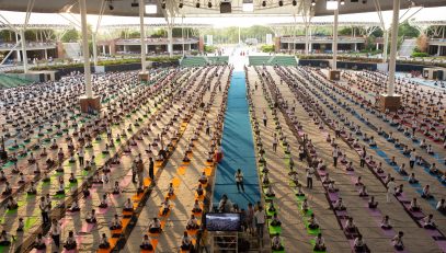 Divyang Students across India are performing yoga