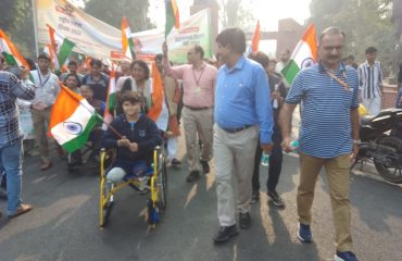 दिव्यांगजन सशक्तिकरण विभाग द्वारा 31 अक्टूबर को रन फॉर यूनिटी कार्यक्रम का आयोजन किया गया।