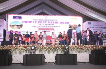 Group Photo with President Ma’am in Purple Fest 2025