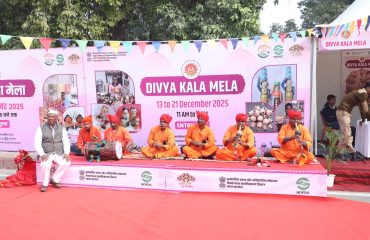 Every beat narrates a story of resilience. Divya Kala Mela transforms Kartavya Path, New Delhi into a vibrant canvas of culture and inclusion. Art that empowers and music that inspires..