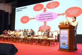 Hon. Shri. Kalshetty Sir (Yashada) guiding all the attendees