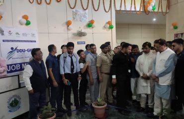 Hon'ble Chief Minister graces the DDU-GKY Job Mela as Chief Guest, encouraging youth empowerment