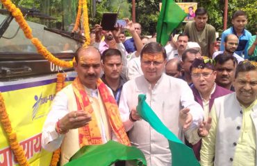 Hon’ble Chief Minister flags off candidates going for placement