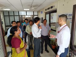Visit of Addl. Secretery Sir
