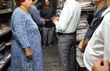 Inspection During Visit of Media Team