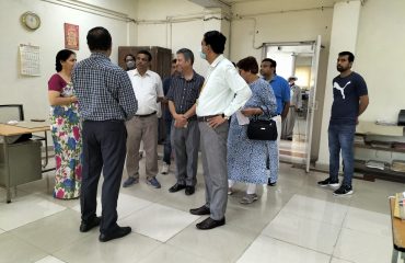 Inspection During Visit of Media Team