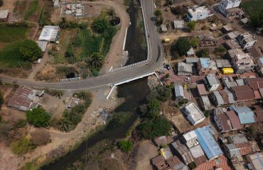 Small bridge near Nimsod on Belwade–Nimsod–Nerli–Sonsal–Sonkire Road (Prajima 89), Kadegaon, Sangli.