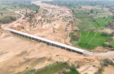 Major bridge on Chulbandh River, Maregaon Jaitpur Road, connecting Lakhani and Lakhandur, Bhandara