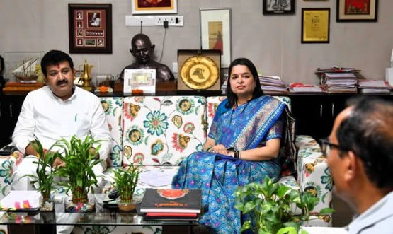 Review Meeting on Shri Kshetra Poharadevi Development