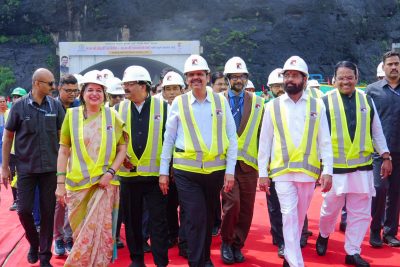 Hon’ble Chief Minister Shri Devendra Fadnavis and Hon’ble Deputy Chief Minister Shri Eknath Shinde Review Progress of Mumbai–Pune Missing Link Project