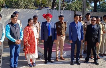 Flag Hoisting Ceremony by P. G. Gokani, PDJ - Gir Somnath