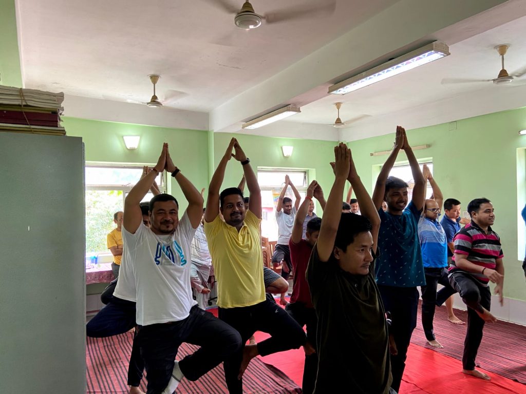 International Day of Yoga on 21.06.2023 (Observance at Belonia Court ...