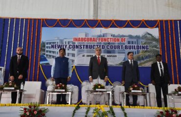 Inauguration function of newly constructed court building At .Ahwa