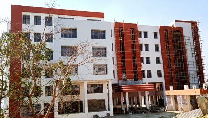 District Court, Aizawl Building, under construction, front view