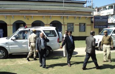 Chief Justice has arrived by car