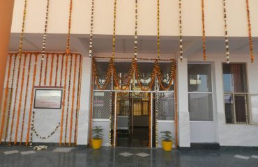 Decorated Main Enterance of New Block