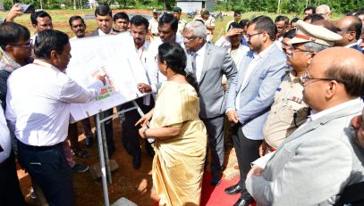 Koppal New Court Complex Site Visit