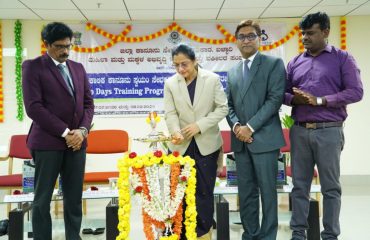 Inaugartion of two days training programme for Para-Legal Volunteers by Smt Shanthi.K.G.,Prl District And Sessions Judge,Ballari