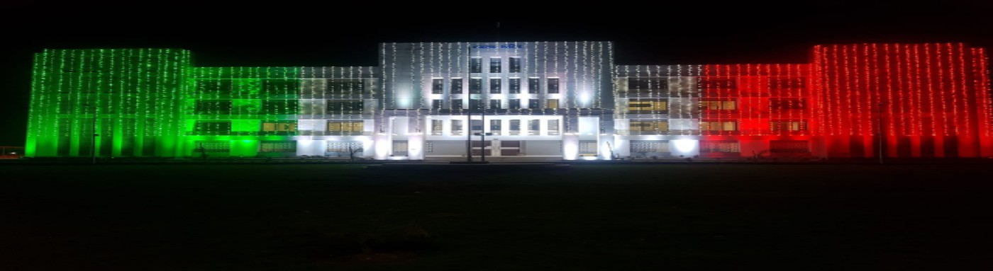 Night view of Botad District Court