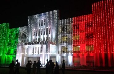 Night View of Botad New Court Building’s inauguration