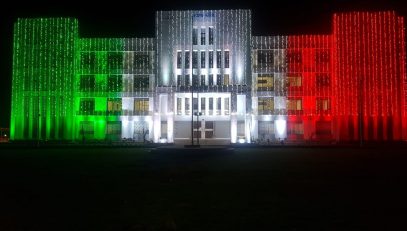 Night View of Botad New Court Building’s inauguration