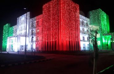 Night View of Botad New Court Building’s inauguration