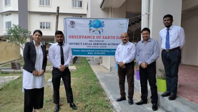 OBSERVATION OF EARTH DAY Date : 22-04-2022