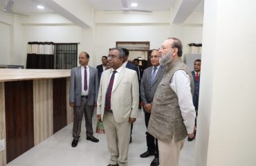 Inspection of New Building By All Honorable Justice and Judges