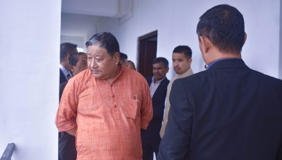 Inspection tour of New District Court Complex at Tuensang by Honble Mr. Justice Kakheto Sema