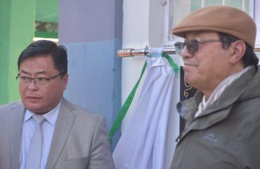 unveiled during the Inauguration of Tuensang District Court Complex