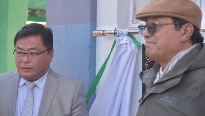 unveiled during the Inauguration of Tuensang District Court Complex