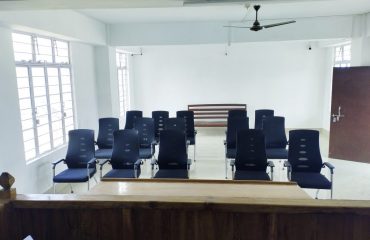 Court room 1 interior front view