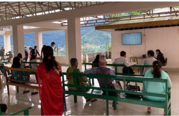 waiting area for litigants