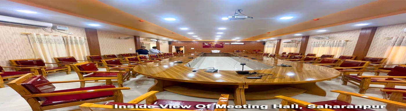 Inside view of Meeting Hall, Saharanpur