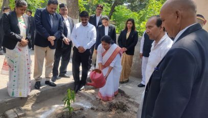 Plantation on 05.06.2023 in District Court, Saharanpur by Hon'ble District Judge.