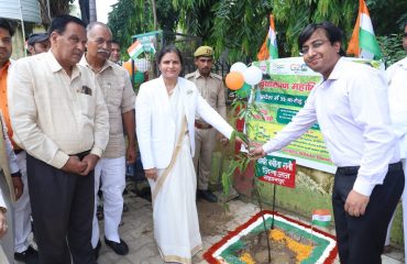 Plantation by Hon'ble District Judge, Saharanpur on 15th of August