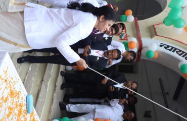 Flag hosting by Hon'ble District Judge on15th of August