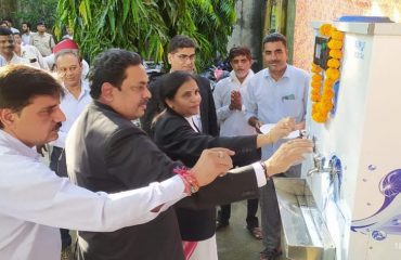 Inauguration of water KIOSK Machine