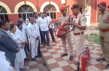 Fire Safety Drill at Cuttack Judgeship