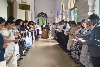 Observance of National Pledge Against Drug Abuse under NMBA at HQ