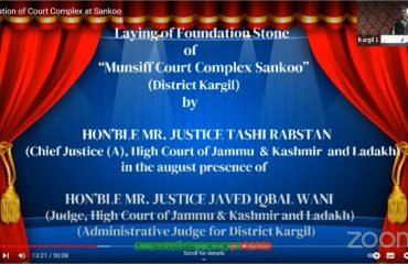 FOUNDATION STONE OF MUNSIFF COURT SANKOO