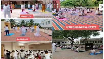 Yoga programme on account of International Yoga Day