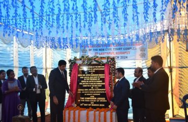 Laying of Foundation stone for New Civil Court Complex, Lamataput -II