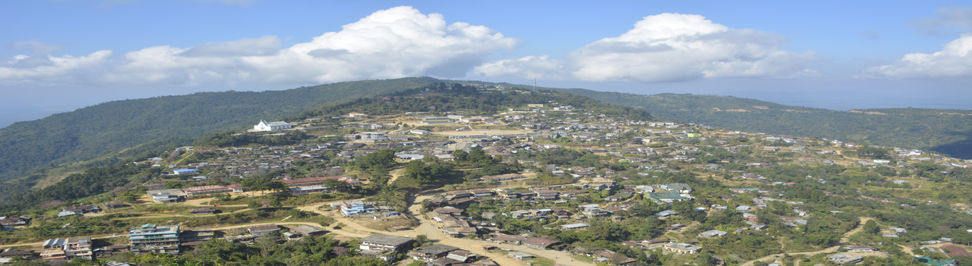 Ariel view of old Peren Town