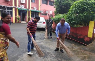 Observation of Swachh Bharat Diwas, at Civil Courts Complex, Dhenkanal