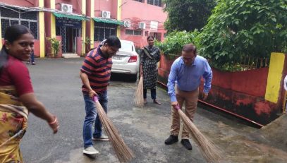 Observation of Swachh Bharat Diwas, at Civil Courts Complex, Dhenkanal