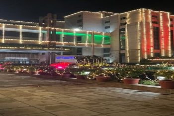 saketcour front view on the eve of republic day
